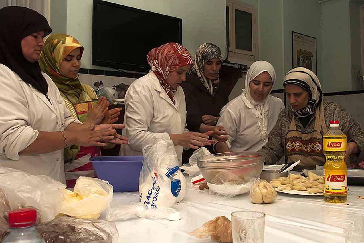 Cooking class in the Legation kitchen